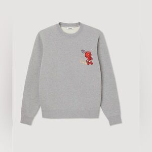 Sandro SWEATSHIRT WITH HOT STUFF PRINT
